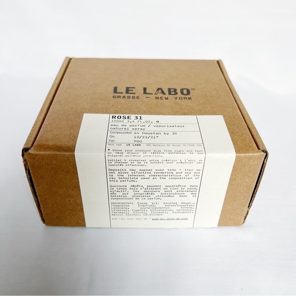 LE LABO GRASSE NEW YORK Empty Perfume Packaging Full Set - Picture 4 of 7